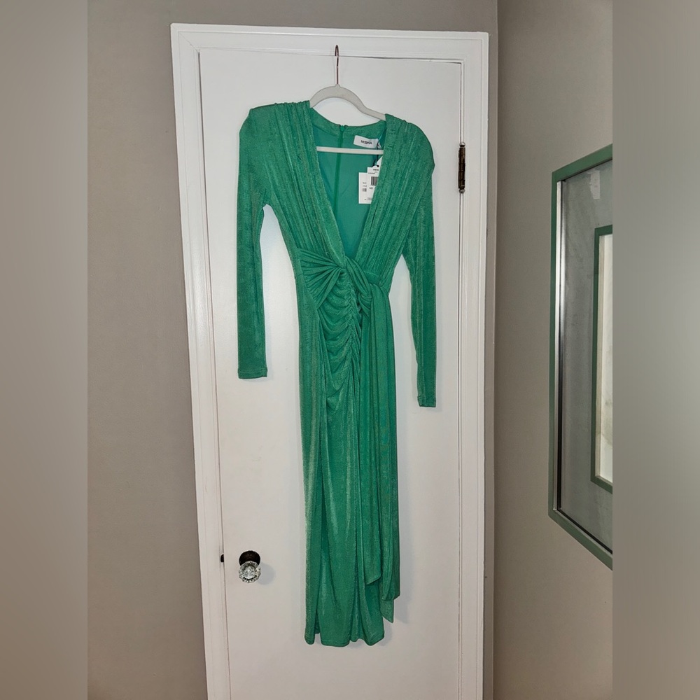 MISHA Francis Dress in Vivid Jade - Picture 5 of 11